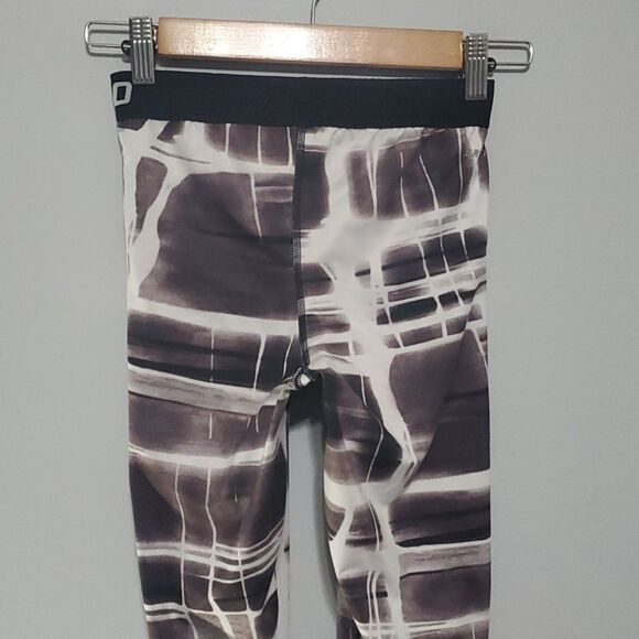 NIKE PRO pants Womens size Medium brown white Running Yoga Compression L… - Picture 9 of 13